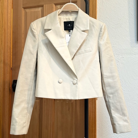 7 For All Mankind Faux Leather Jacket | NWT | Size: Medium - Picture 2 of 9